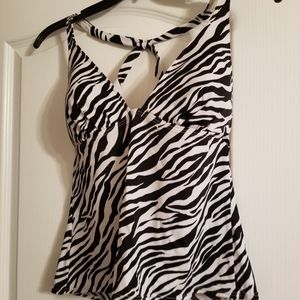 Zebra tankini Victoria secret